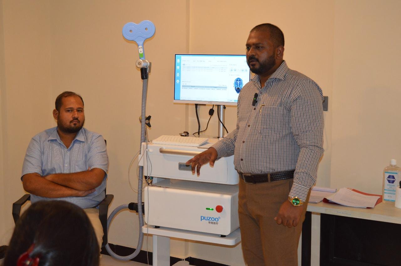 TMS Training at Neuro Psychiatric Hospital - Session 1